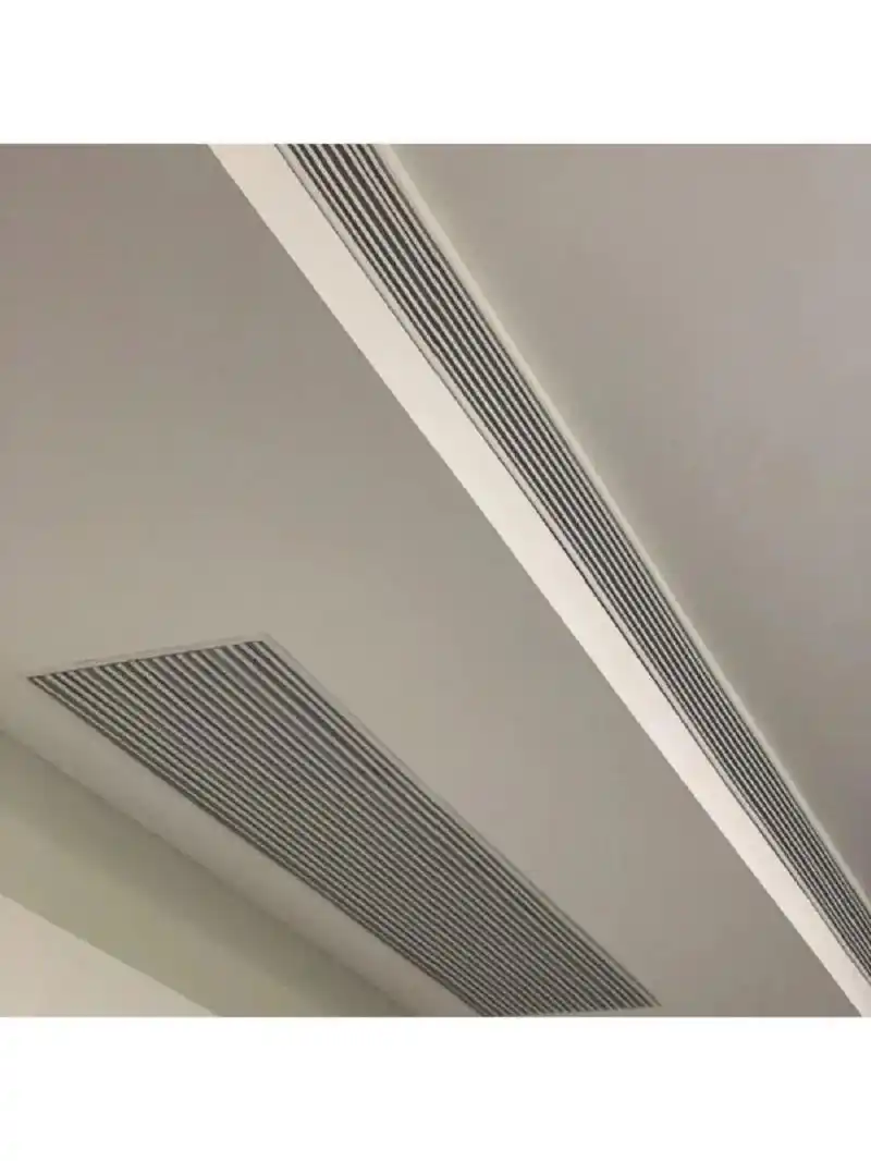 中央空调线性,网格出风口两全其美 想要高颜值图一(借图)线性风口,又