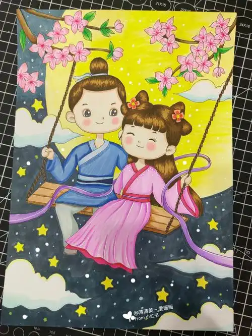 七夕主题画
