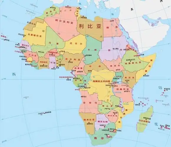 非洲北部的沿海国家,利比亚北临地中海,东南西三面与埃及,苏丹,乍得