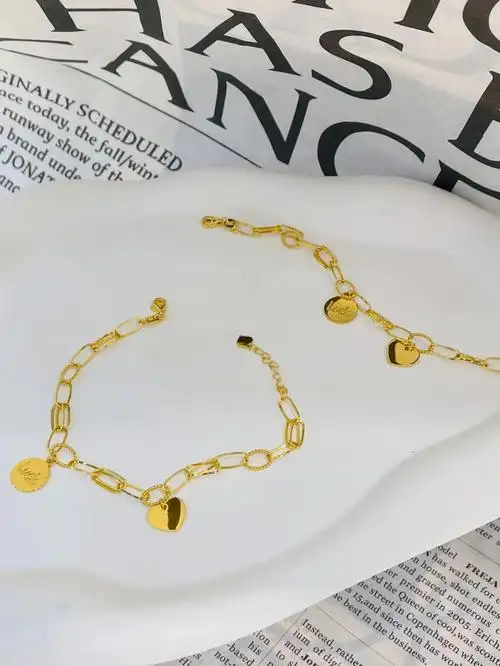 5g黄金手链回形针链条77luck牌牌回货啦