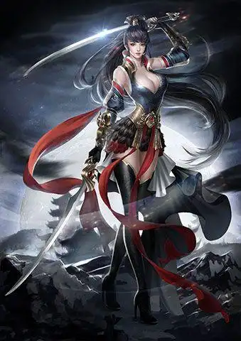 《天龙八部3d》天山妹子职业介绍