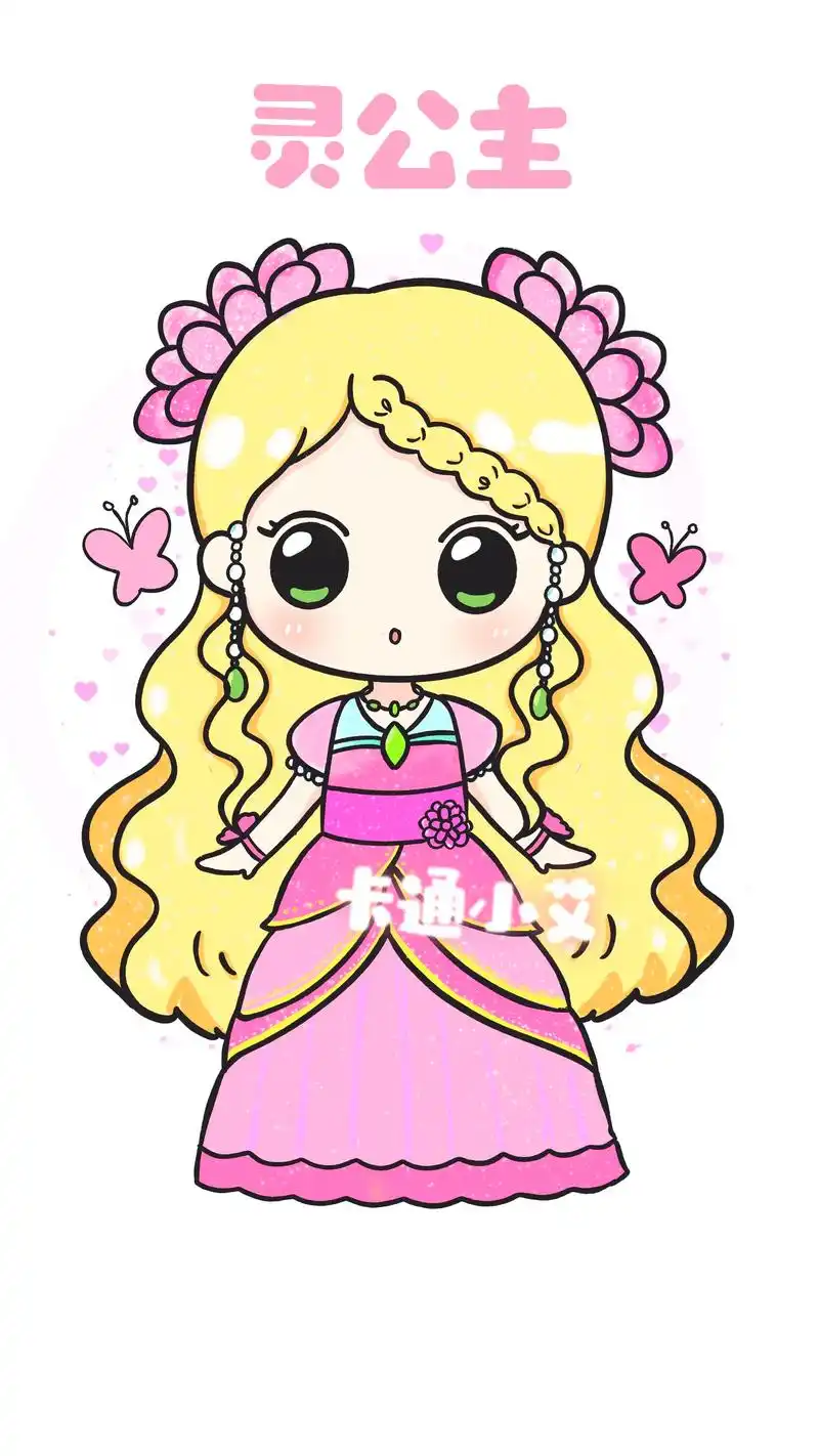 叶罗丽q版简笔画合集.#叶罗丽简笔画 - 抖音