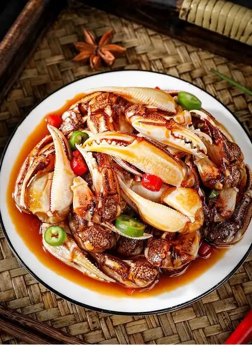 青岛醉蟹钳生腌即食罐装280g捞汁小海鲜麻辣蟹脚大罐商用 麻辣蟹钳6罐