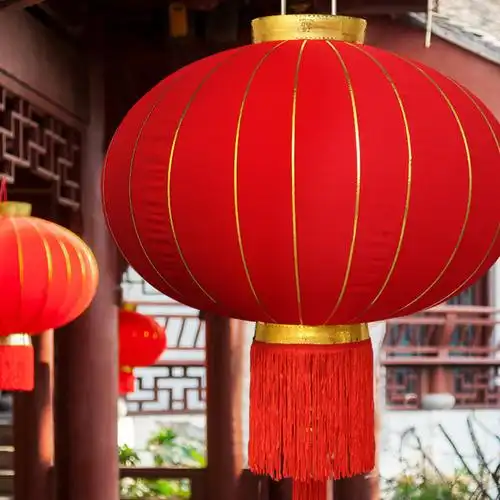 旦大红灯笼植绒户外乔迁大门口中国风阳台防水灯笼节日喜庆装饰元