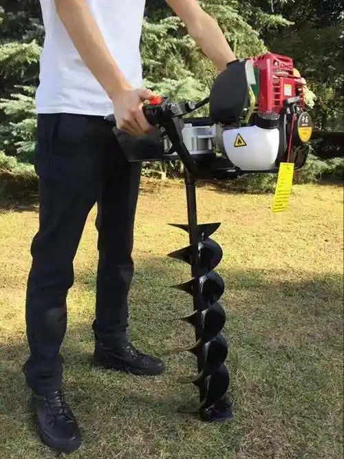 厂家批发园林植树挖坑机 手提式汽油钻孔机 小型便携式打洞机