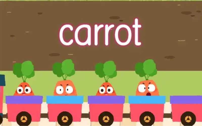 宝宝学英语,胡萝卜(carrot),我们一起来学习英语单词"carrot"