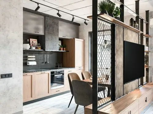 极简工业风,冷淡的理性质感/汕头设计师/汕头室内设计