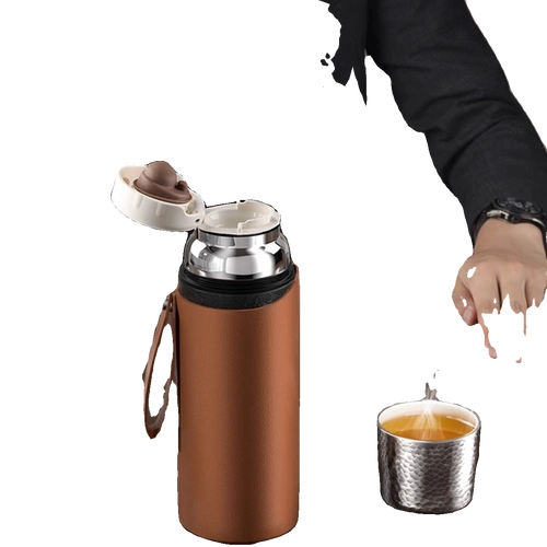 tomic特美刻纯钛保温杯超轻抗菌保鲜焖茶杯茶水分离高档礼品杯子