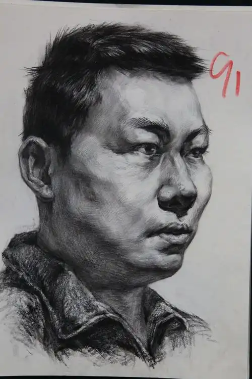 10月13日泉州厦门模拟考素描90分以上高分卷