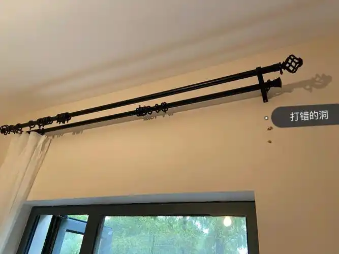 我的装修记录  #1688购物分享  #自己安装罗马杆 #电动窗帘安装从上