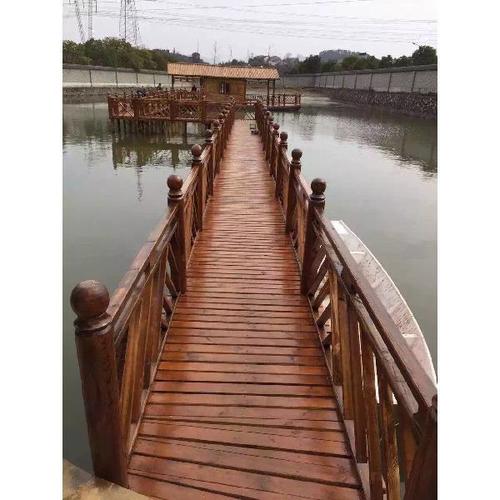 古木桥碳化防腐木古木桥古典桥实木桥花园桥凉亭配桥厂家直销