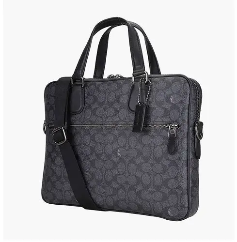 coach/蔻驰pvc hudson男士经典c印花公文包54933