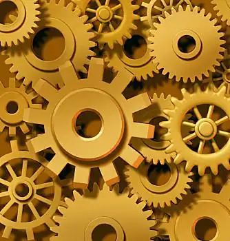 金色,齿轮,背景,动态,产业,商业,成功,协作