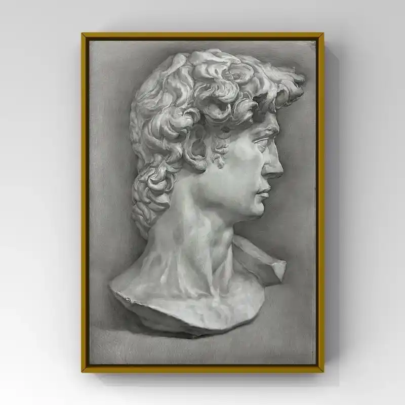 2k石膏胸像写生(大卫)