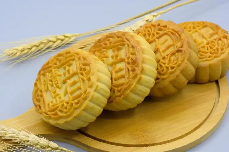 团圆饼 甜的 面点 馅料 中式糕点 中式点心 中秋节 中国节日 传统节日