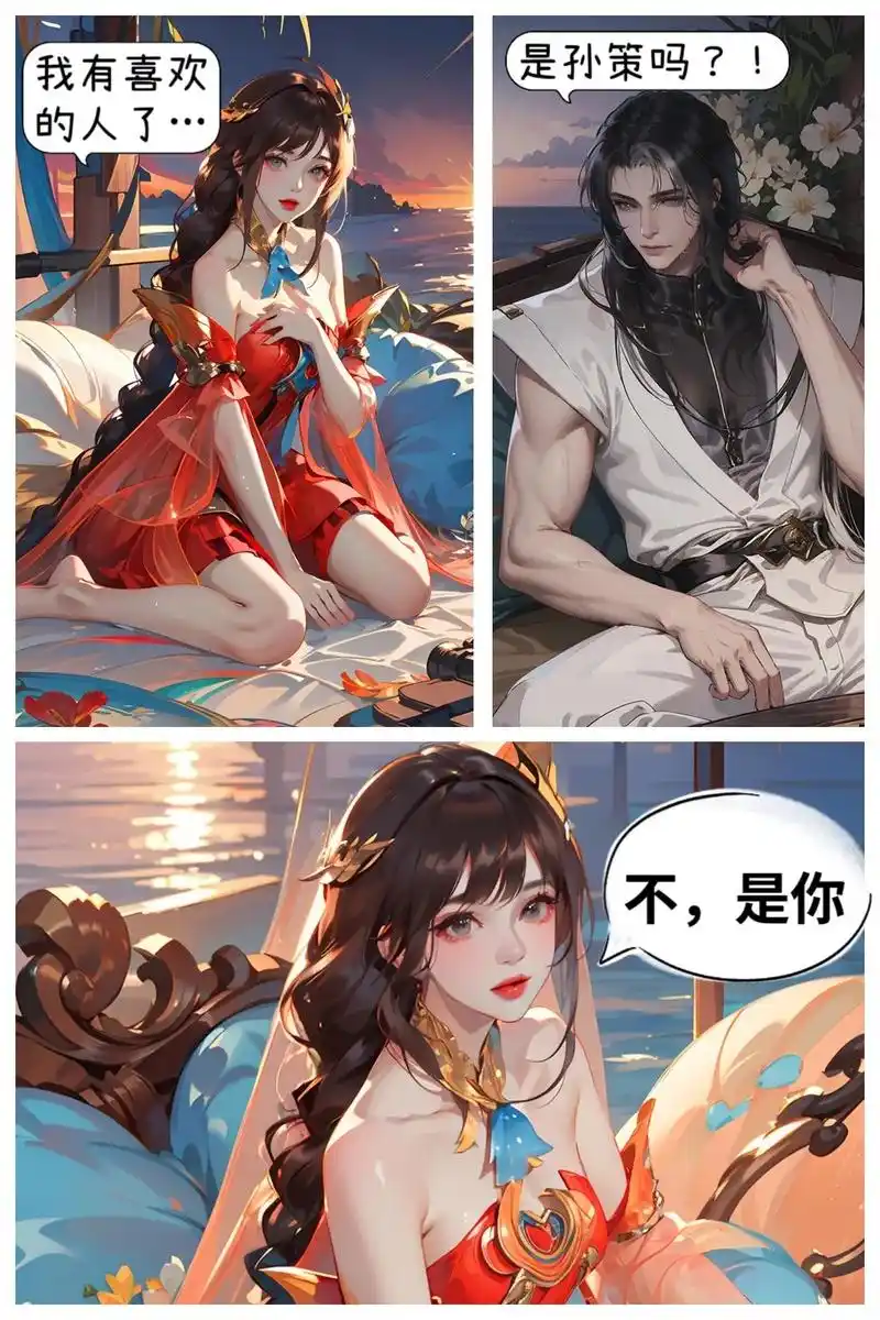 大乔司马懿同人.是我喜欢的剧情😏#ai绘画 #王者荣耀同 - 抖音