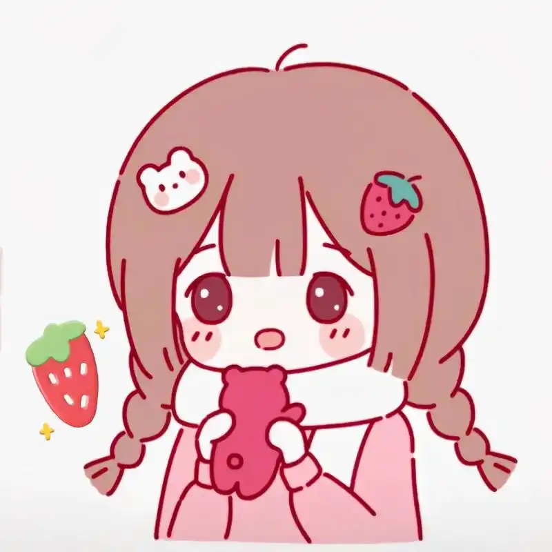 可爱小女孩头像4 这次是草莓风的哟