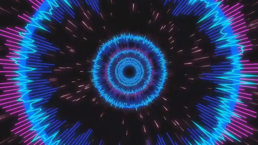 炫酷dj舞厅舞台循环光效灯光展示背景视频特效素材-千库网