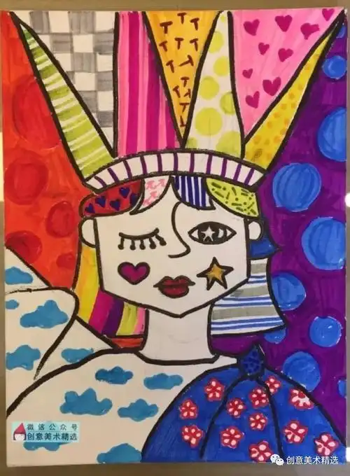 素材分享——色彩亮丽的儿童画作品小辑