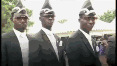 黑人抬棺表情包