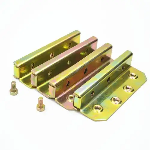 菲尔固5寸加厚英式床插隐形床铰链床合页床配件床连接件床角码