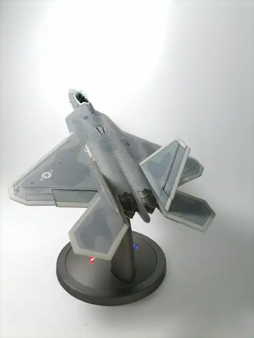 f22模型 猛禽战斗机仿真合金模型 全新带盒 1:72 佳迪配底座支架
