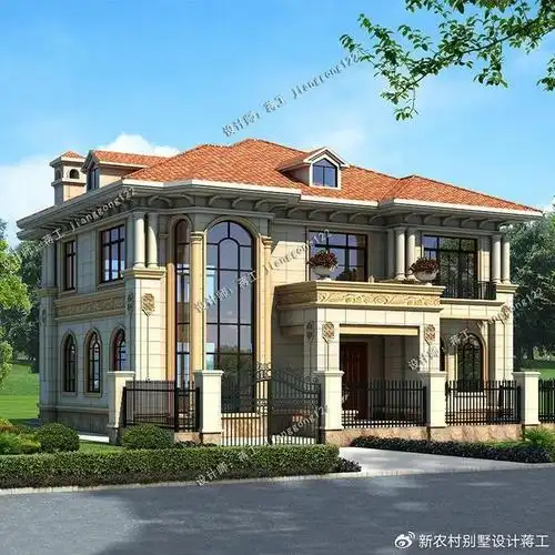 4款复式二层农村别墅,造价30万起,农村人人都能住别墅