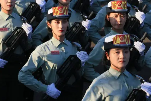 大阅兵女兵方队背后的点滴花絮!@中国摄影师联盟