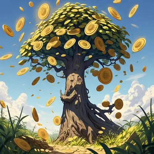 摇钱树头像财运亨通