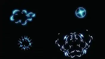 24款mg手绘打斗动画带通道特效元素素材