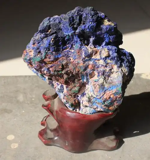 精品蓝铜矿原石 正宗阳春蓝铜矿 精品_奇石,原矿,原石_一藏网 金银币