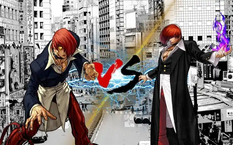 拳皇14:小孩激战昔日日本最强玩家m,又到了八神内战的时间了