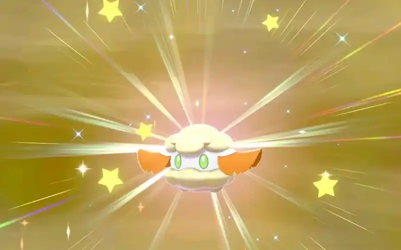 【宝可梦剑盾】超可爱的闪光木棉球,大概是第十箱,具体第多少懒得记