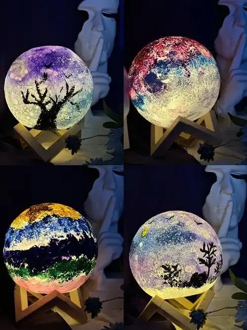 特色课!手绘星球灯