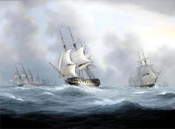 19世纪 大航海油画 364 (3232x2392px 72)