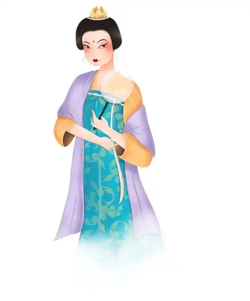 唐朝女子 插画 人物