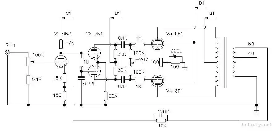 胡子工程的6p1推挽