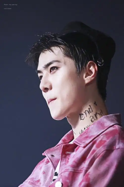 吴世勋与纹身贴