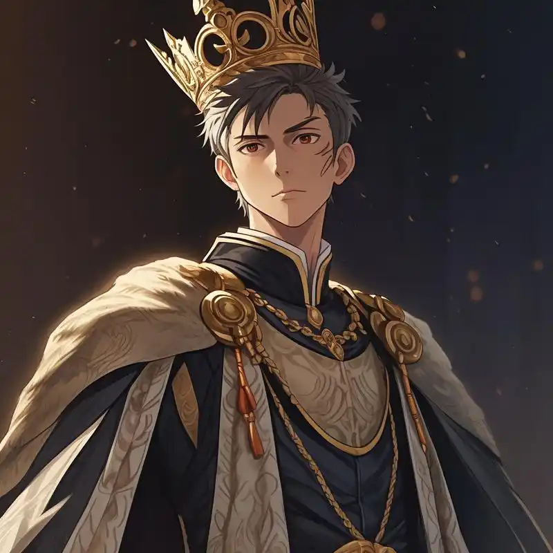 94 今天给大家带来一组超霸气的皇帝动漫头像,每一个都散发着王者的