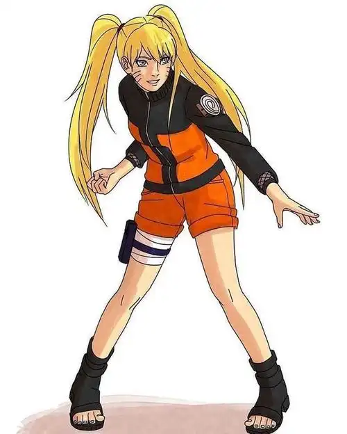 当鸣人变身成为女孩子的时候,可爱的确是可爱,尤其是双马尾撩动了不少