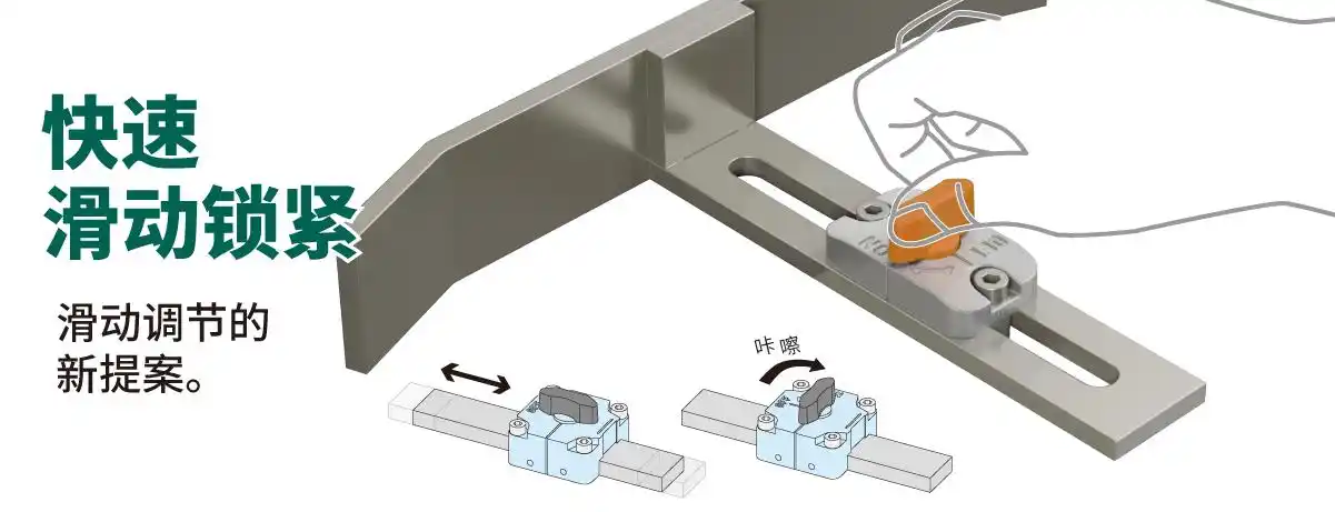 人气产品推荐 | 快速滑动锁紧