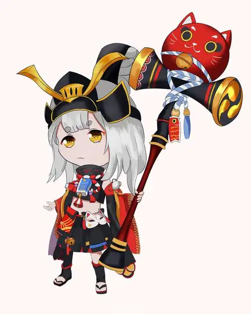 小黑使呀-q版阴阳师原创作品-触站