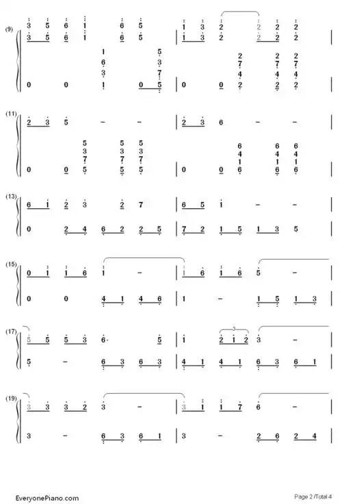 求上海滩的钢琴谱把它翻译成数字键,要完整的,注明高低音