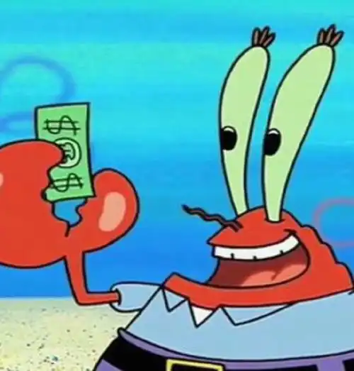 蟹老板 点赞暴富! cr.头像巨丑