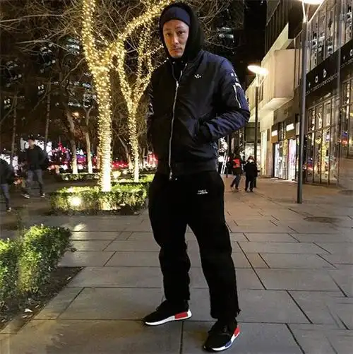 madness潮牌港风潮牌mdns余文乐卫裤秋冬潮流休闲运动裤学生九分束脚