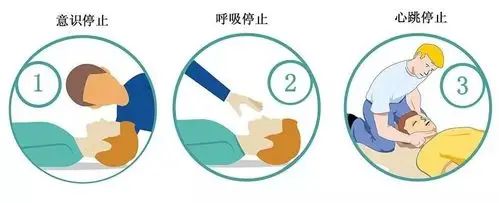 症状识别: 意识,呼吸,心跳停止是预判心跳骤停标准