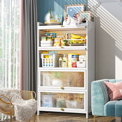 零食收纳柜子家用儿童玩具储物整理柜婴儿宝宝衣服客厅置物架多层