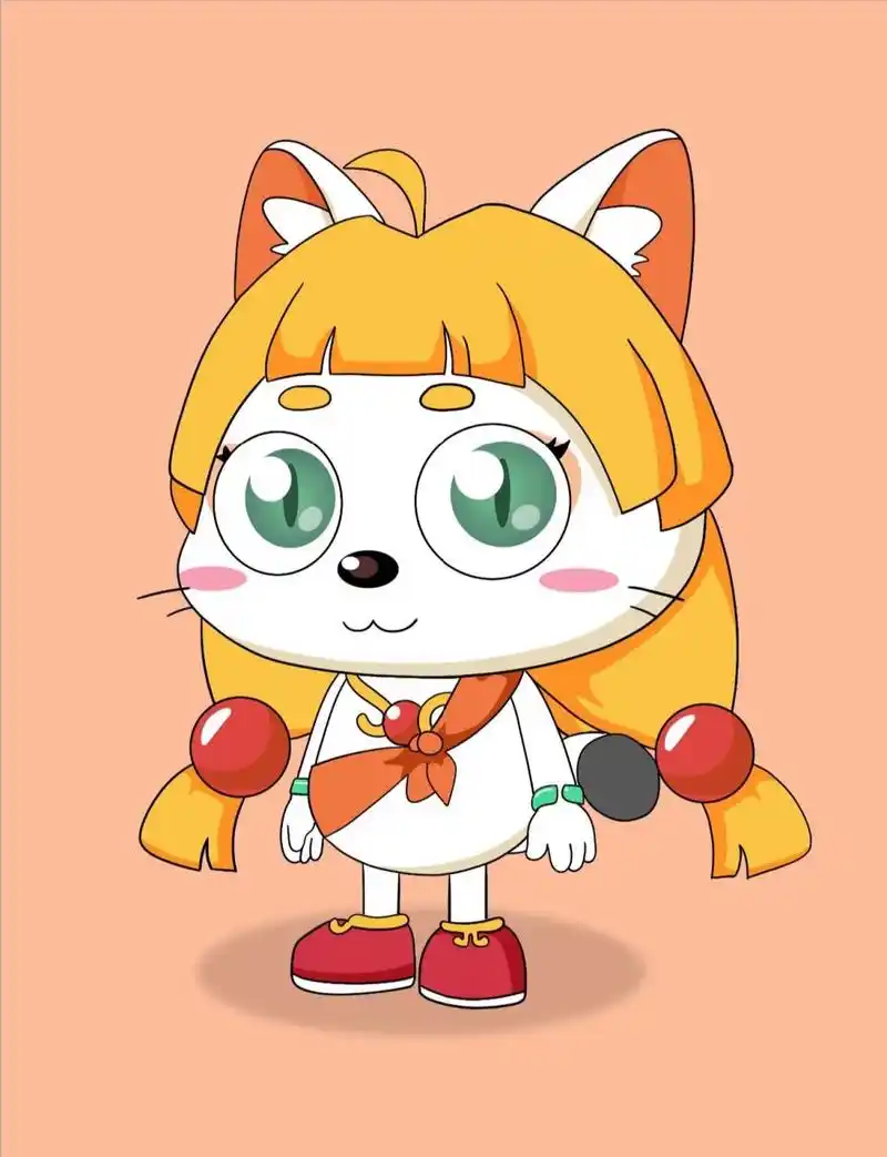 打卡喜羊羊与灰太狼09皓月公主(含线稿)