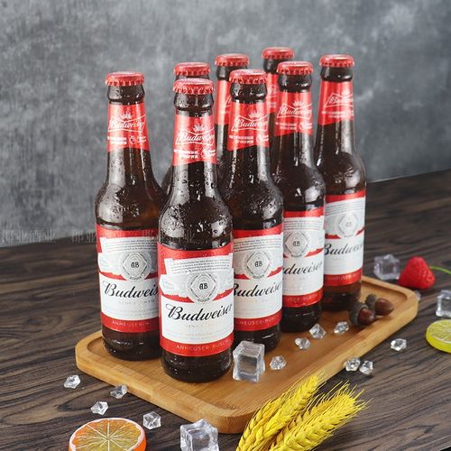 百威新日期日期小瓶啤酒budweiser玻璃瓶330ml24瓶小麦啤酒