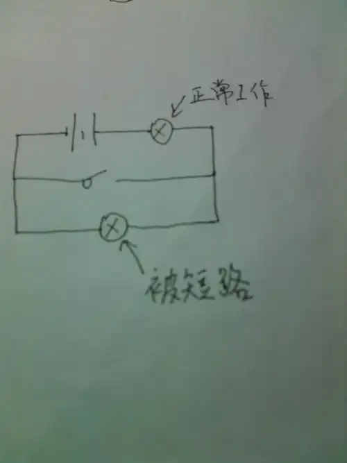 为什么这个电路是短路的,详细点谢谢!